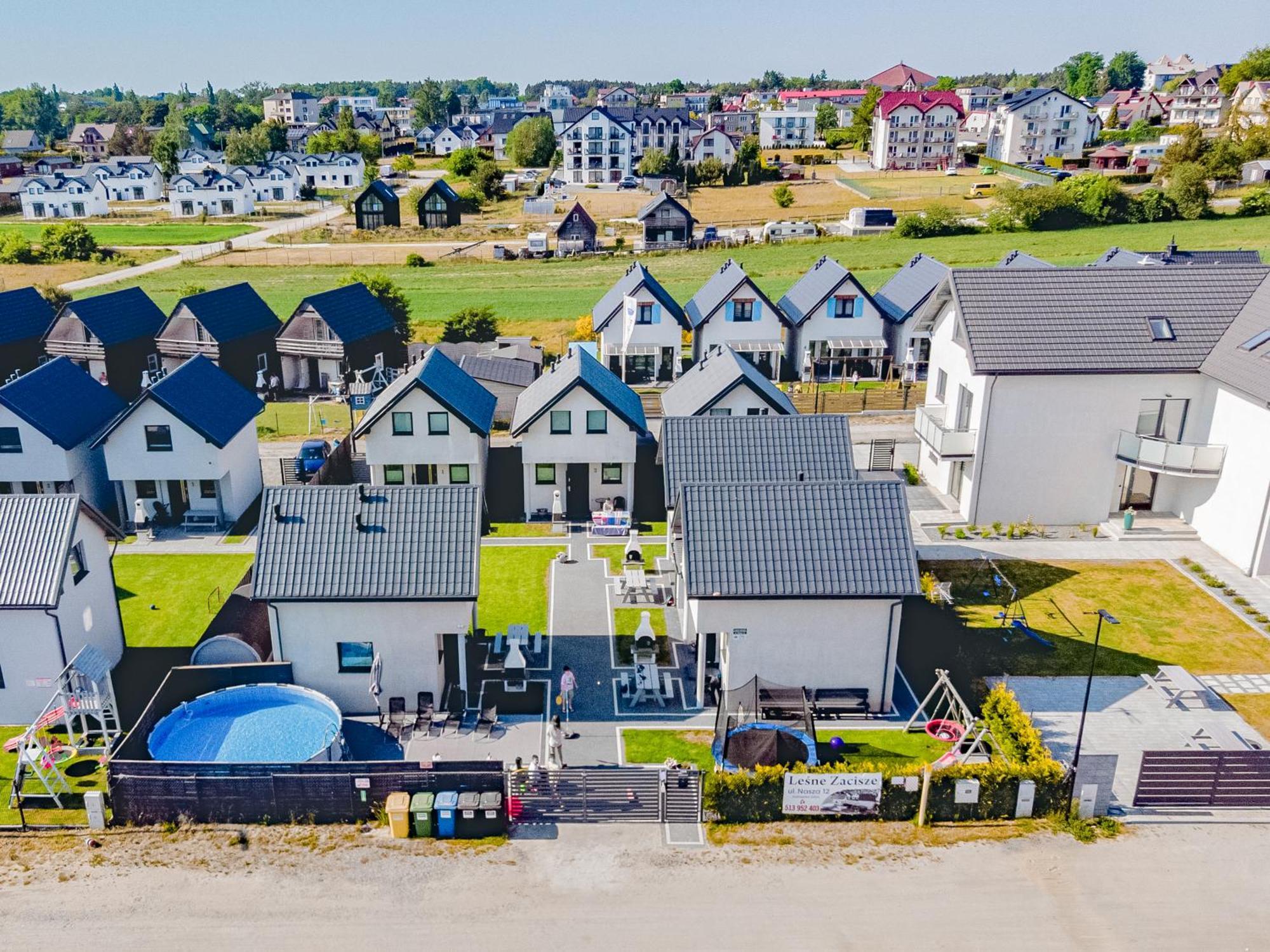 Domki Lesne Zacisze - Domki Z Basenem Jastrzębia Góra Esterno foto